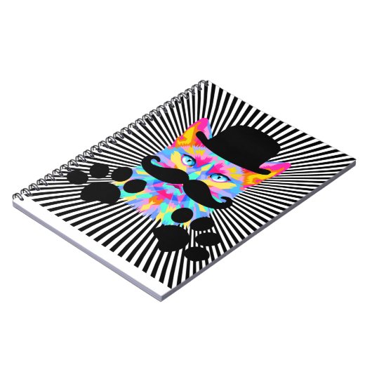 Carnet M. mustach chat (Côté gauche)