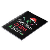 Carnet Ma chemise en pyjama de Noël (Côté gauche)