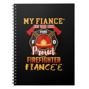 Carnet Ma Fiance A Votre Fiancée Fier Fière De Pompier