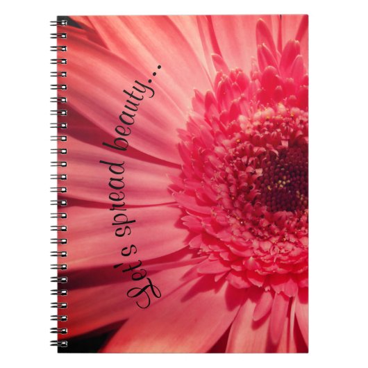 Carnet Ma jolie 1 - Let's spread beauty (Devant)