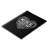 Carnet MA Médicale Assistant Coeur Amour T Chemise Clini (Côté gauche)