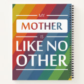 Carnet Ma mère n'est pas comme les autres (Dos)
