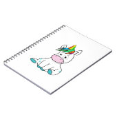 Carnet Ma petite licorne mignonne (Côté gauche)