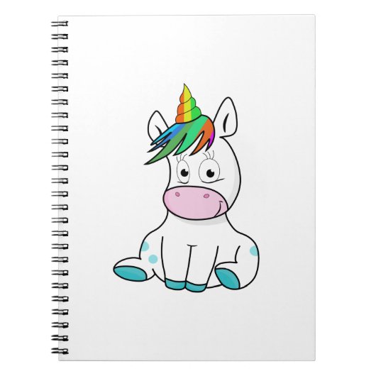 Carnet Ma petite licorne mignonne (Devant)