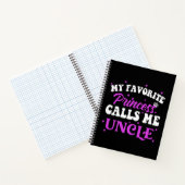 Carnet Ma Princesse Préférée M'appelle Oncle (Intérieur)