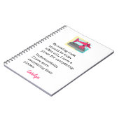 Carnet Ma salle de couture devrait être rangée ... person (Côté gauche)