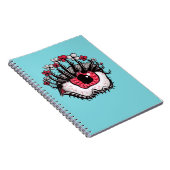 Carnet Macabre Eye Melt Déplaisant Psychedélique Dark Art (Côté Droit)