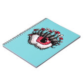 Carnet Macabre Eye Melt Déplaisant Psychedélique Dark Art (Côté gauche)