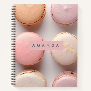 Carnet Macaron Pastel Élégant Personnalisé