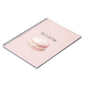 Carnet Macaron rose ravissant (Côté gauche)
