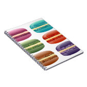 Carnet macarons arc-en-ciel (Côté Droit)