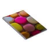 Carnet Macarons colorés Dessert Cuit Savoureux (Côté Droit)