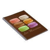 Carnet Macarons français, Pastels multicolores (Côté Droit)