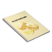 Carnet Macarons Jaune Citron (Côté Droit)