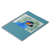 Carnet Macaw bleu et or (Côté gauche)