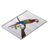 Carnet macaw, perroquet, nature, coucher de soleil, oisea (Côté gauche)
