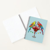 Carnet Macaws Tropical Boire Du Vin (Intérieur)