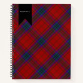 Carnet MacDougall Vestiarium Scoticum carreau rouge (Devant)