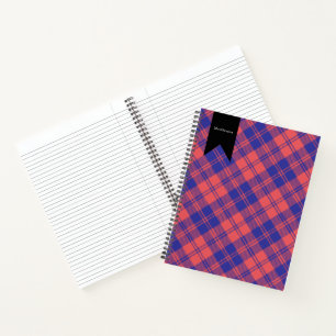 Carnet MacGregor de Glengyle Clan Scottish Tartan Plaid