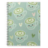 Carnet Macha Latte Art Spiral Notebook (Devant)