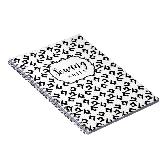 Carnet Machine à coudre Artisanat Motif Organisation (Côté Droit)