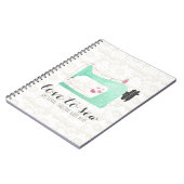 Carnet Machine à coudre sur la dentelle chic Shabby & Bur (Côté gauche)