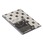 Carnet Machine à écrire vintage (Côté Droit)