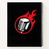 Carnet Machine à flammes personnalisée (Dos)