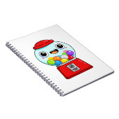 Carnet Machine à gumball Cute Kawaii (Côté Droit)