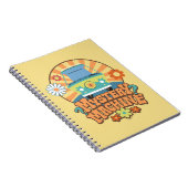 Carnet Machine de mystère Van Floral Graphisme (Côté Droit)