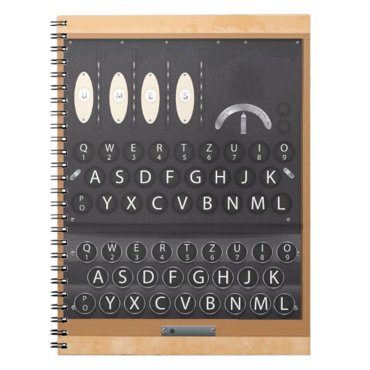 Carnet Machine Enigma (Devant)