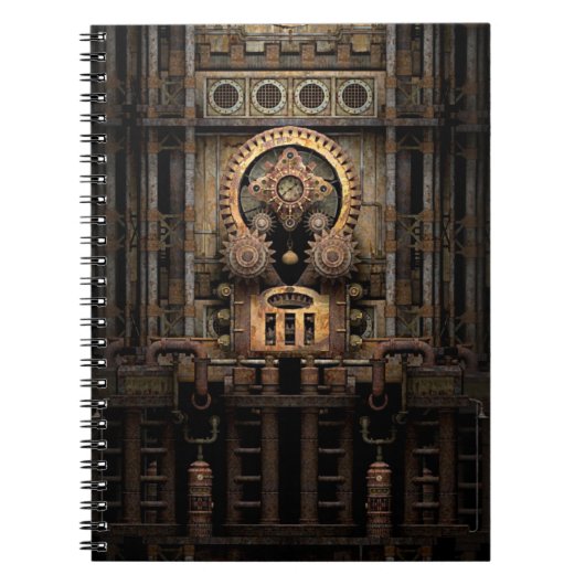 Carnet Machine infernale de Steampunk (Devant)