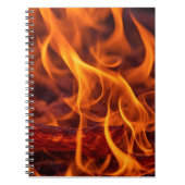 Carnet macro Flamme d'incendie (Devant)