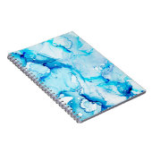 Carnet Macro Nuages. Sapphirine et points de couleur blan (Côté Droit)