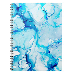 Carnet Macro Nuages. Sapphirine et points de couleur blan