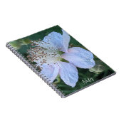 Carnet Macro photo de fleur de mûre (Côté Droit)