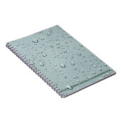 Carnet Macro photo de gouttes d'eau (Côté Droit)