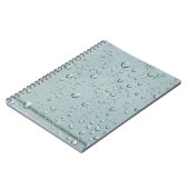 Carnet Macro photo de gouttes d'eau (Côté gauche)