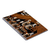 Carnet macro prise de circuit, câbles, condensateurs, car (Côté Droit)