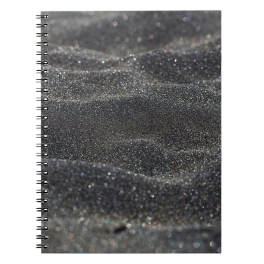 Carnet Macro sable noir flou (Devant)