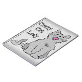 Carnet Madame folle de chat (Côté gauche)