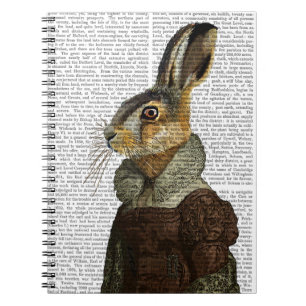 Carnet Madame Hare Portrait