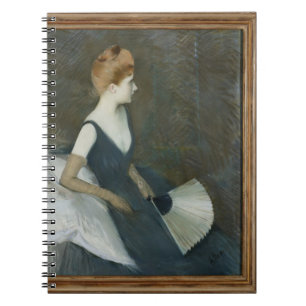 Carnet Madame Marthe Le Tellier Sitting sur un sofa
