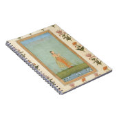 Carnet Madame tenant une fleur, se tenant prêt un étang (Côté Droit)