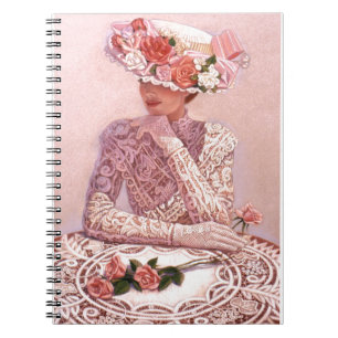 Carnet Madame victorienne romantique