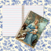 Carnet Madonna bleu français