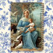 Carnet Madonna bleu français