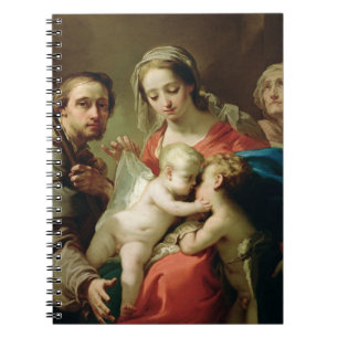 Carnet Madonna et enfant avec des saints John, Anna et