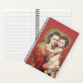 Carnet Madonna et l'enfant (À l'intérieur)