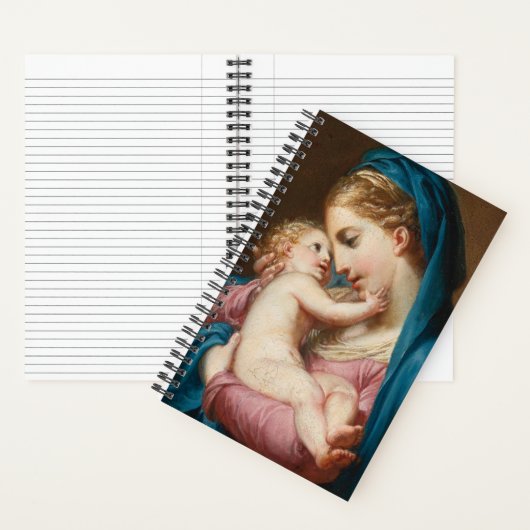 Carnet Madonna et l'enfant (À l'intérieur)
